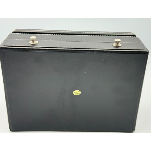 Leatherette Jewelry & Watch Storage Box Organizer w/Drawer - Picture 7 of 7